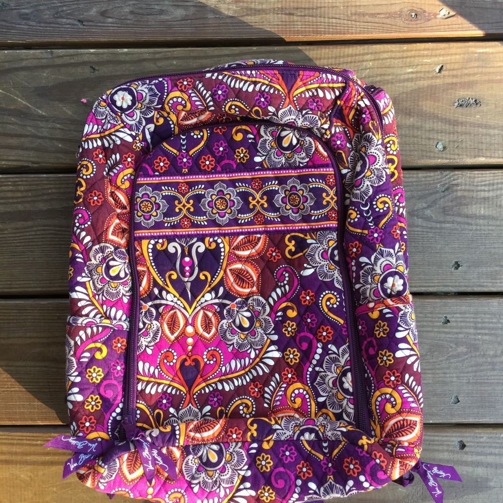 Vera Bradley Sunset Safari laptop backpack